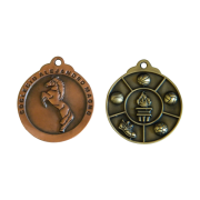 Medalla 2 Caras Acabado Viejo