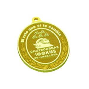 Medalla Chupacabras dorada
