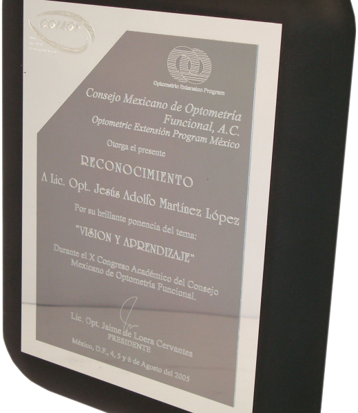 Placas de Reconocimiento